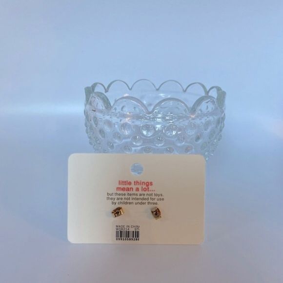 J. Crew Glitter Butterfly Earrings - Picture 4 of 5